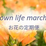 town life marche お花の定期便